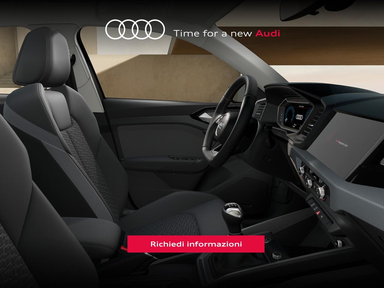 Audi A1 sportback 30 1.0 tfsi identity black 116cv