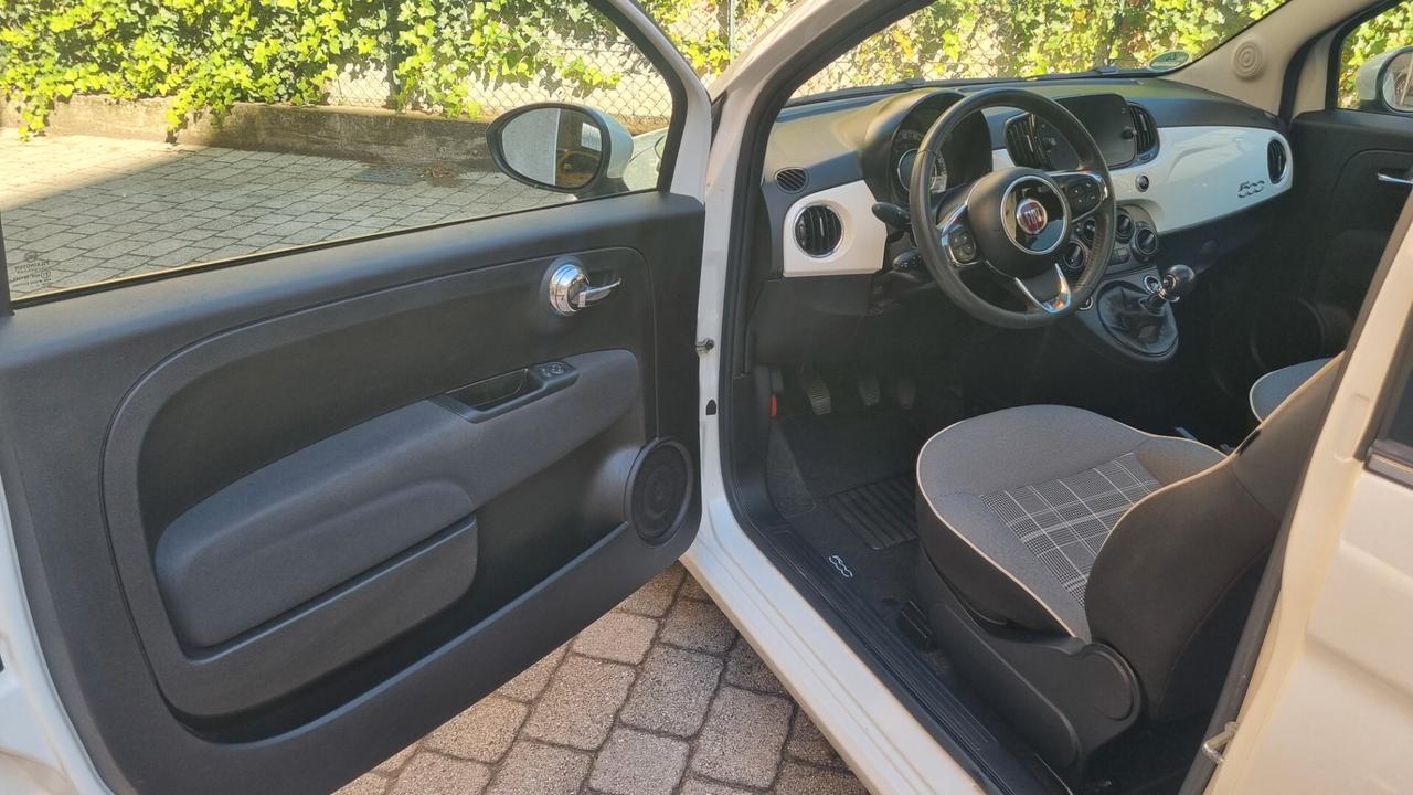 Fiat 500 1.2 Lounge 69cv km48000 anno2019 neopat