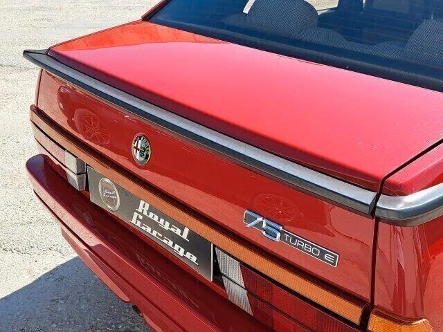 Alfa romeo 75 turbo evoluzione asi targa oro-1987