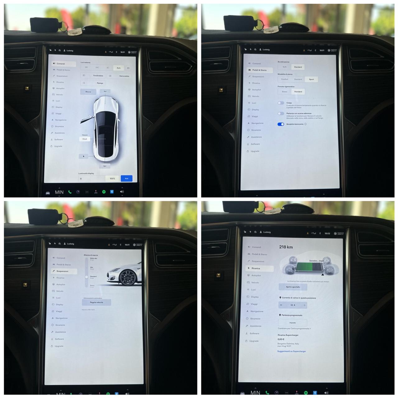 Tesla Model S 85kWh Dual Motor Performance ricariche gratuite