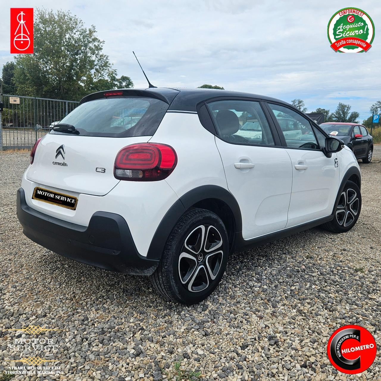 Citroen C3 1.2 82 NEOPATENTATI 55000km da 89€ mese