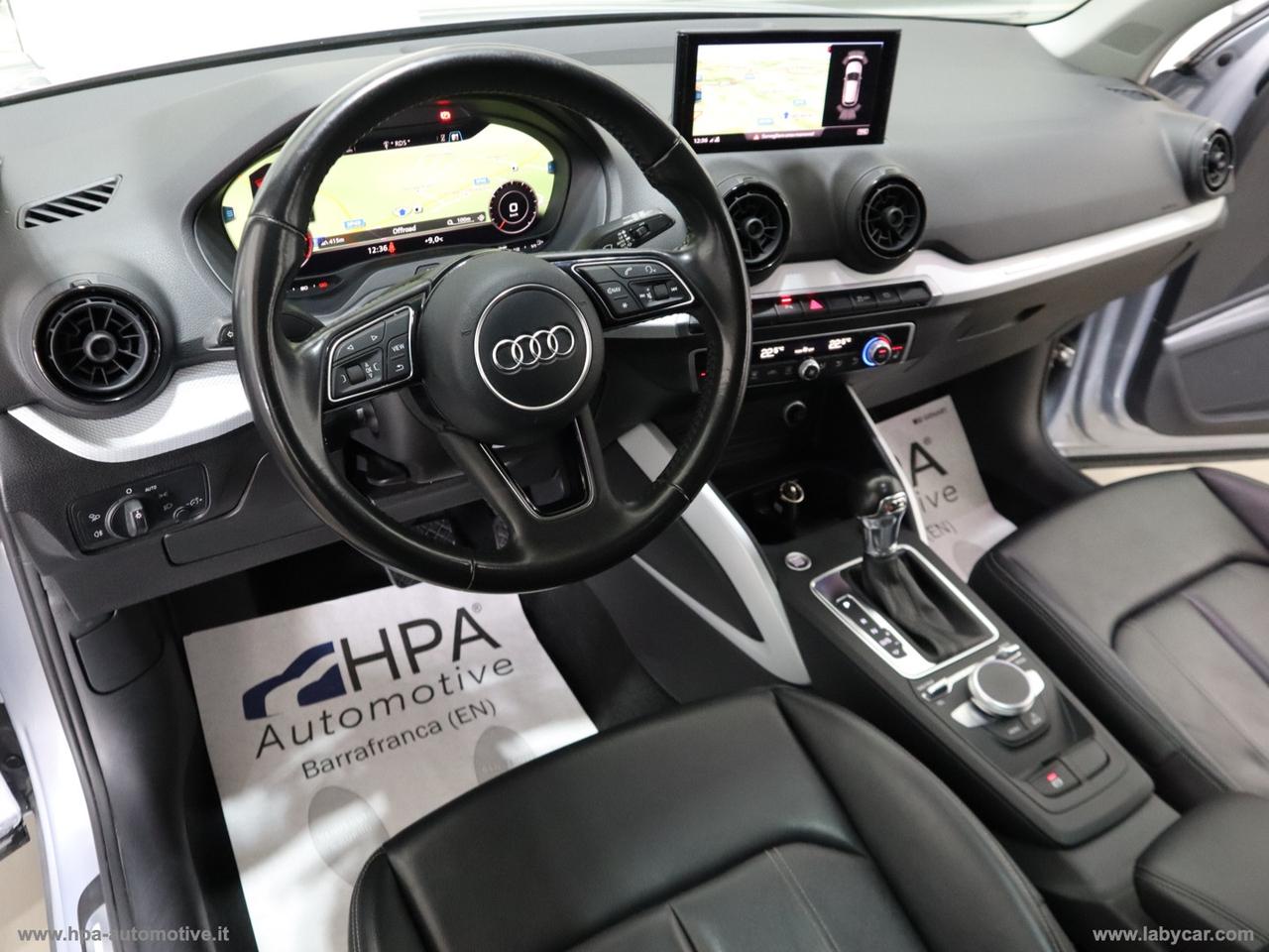 AUDI Q2 2.0TDI 150CV S-tronic 4X4 TETTO VIRTUAL LED PELLE