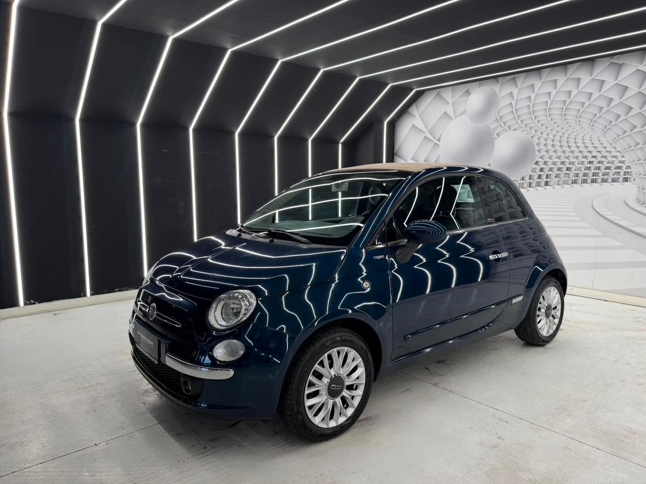 Fiat 500 CABRIO-SPORT-1.2 69CV-KM CERTIFICATI-12 MESI GARANZIA-PERMUTE