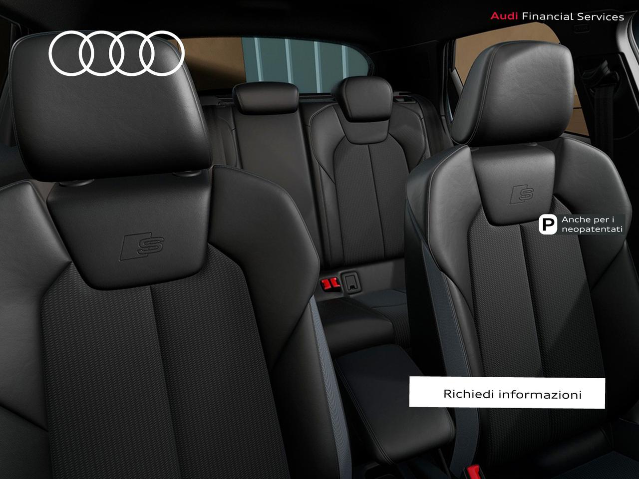 Audi A1 sportback 30 1.0 tfsi identity black 116cv s-tronic