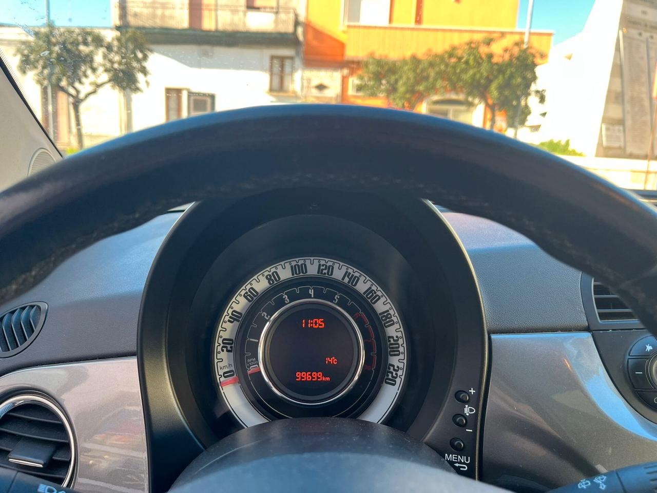 FIAT 500 1.2 BENZ LOUNGE 51KW 70CV 2013 99000 KM DISTRIBUZ FATTA TETTO BLOCKSHAFT