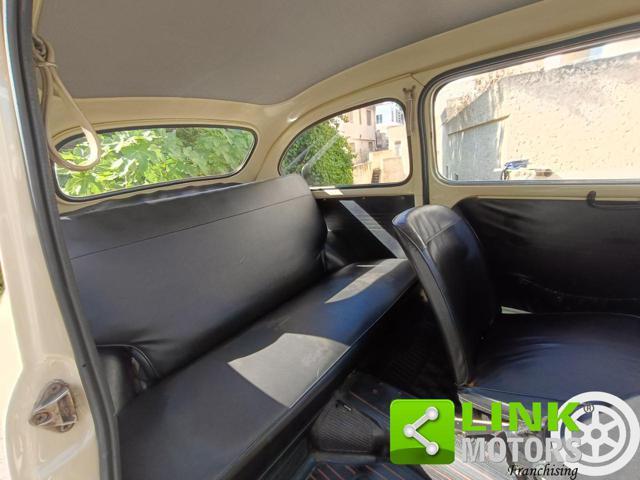 FIAT 600 D FANALONA LIBRETTO E TARGHE ORIGINALI