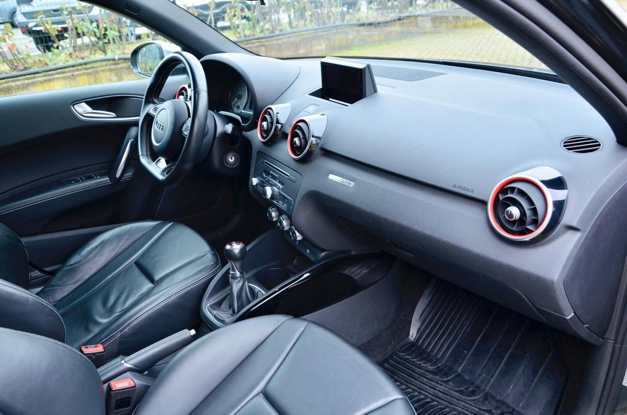 AUDI S1 SPORTBACK 2.0 TFSI QUATTRO 231cv 5p, UFF ITALIANA, SERVICE AUDI, SEDILI GUSCIO, PELLE, XENO, PERMUTE