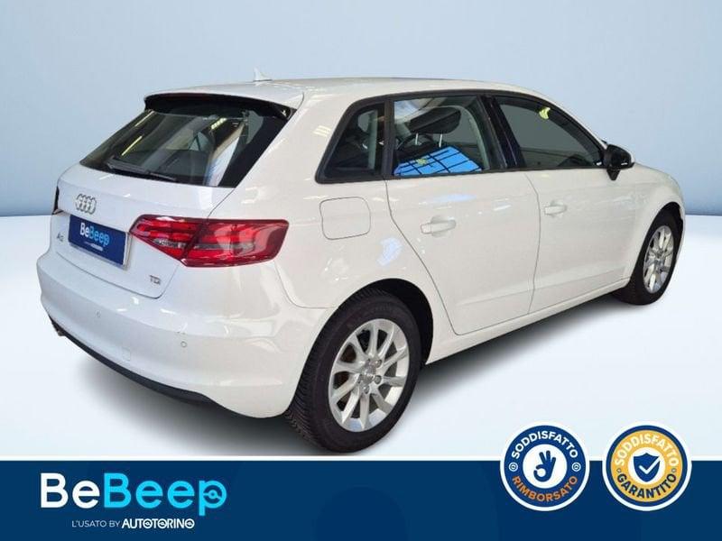 Audi A3 SPORTBACK 1.6 TDI AMBITION 110CV S-TRONIC E6