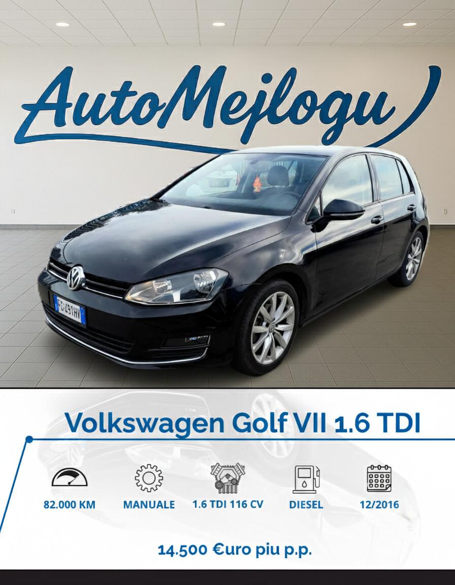 Volkswagen Golf 1.6 TDI 110 CV 5p. Highline BlueMotion Technology