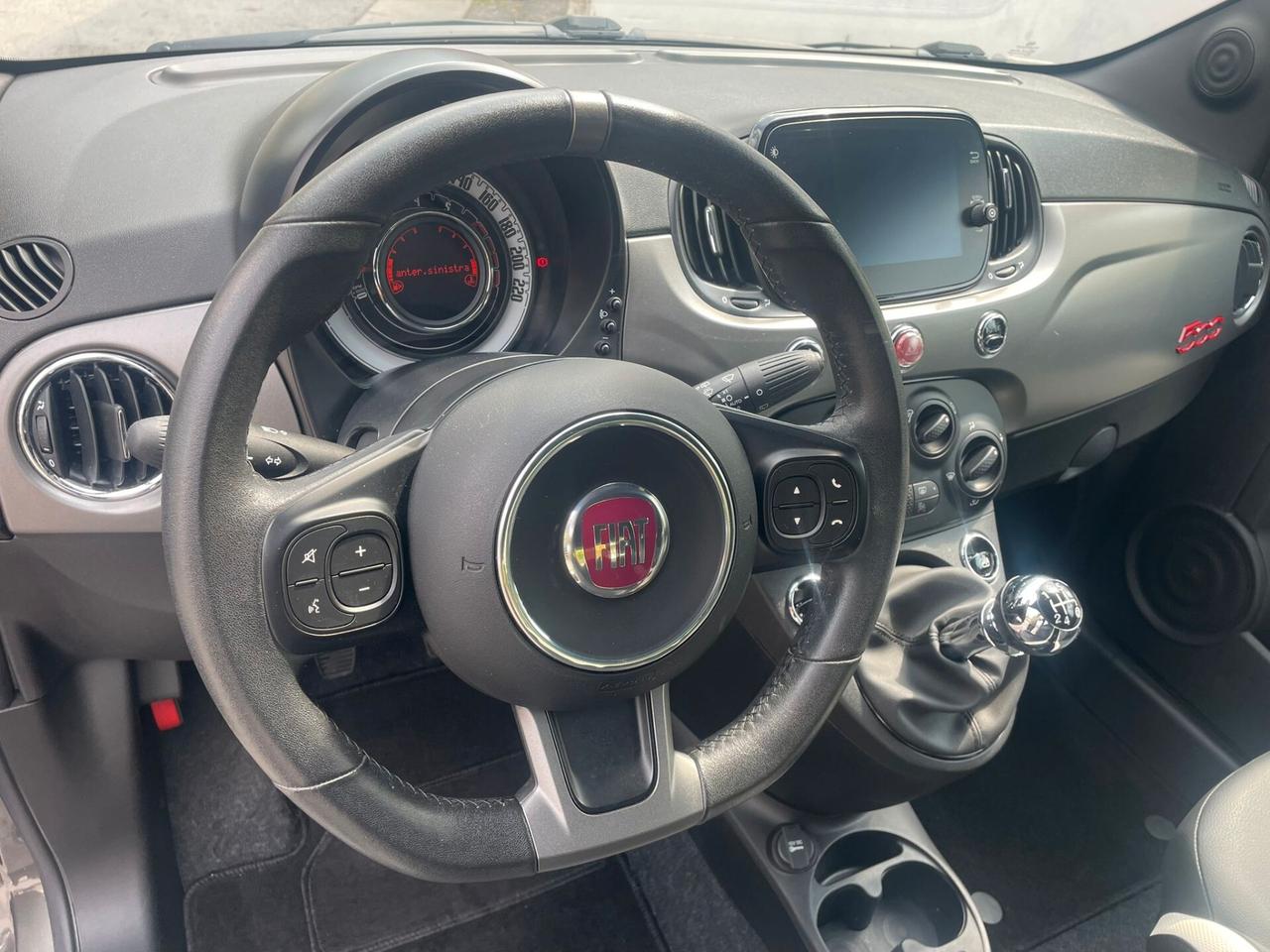 Fiat 500 1.2 S radio 7" sensori park