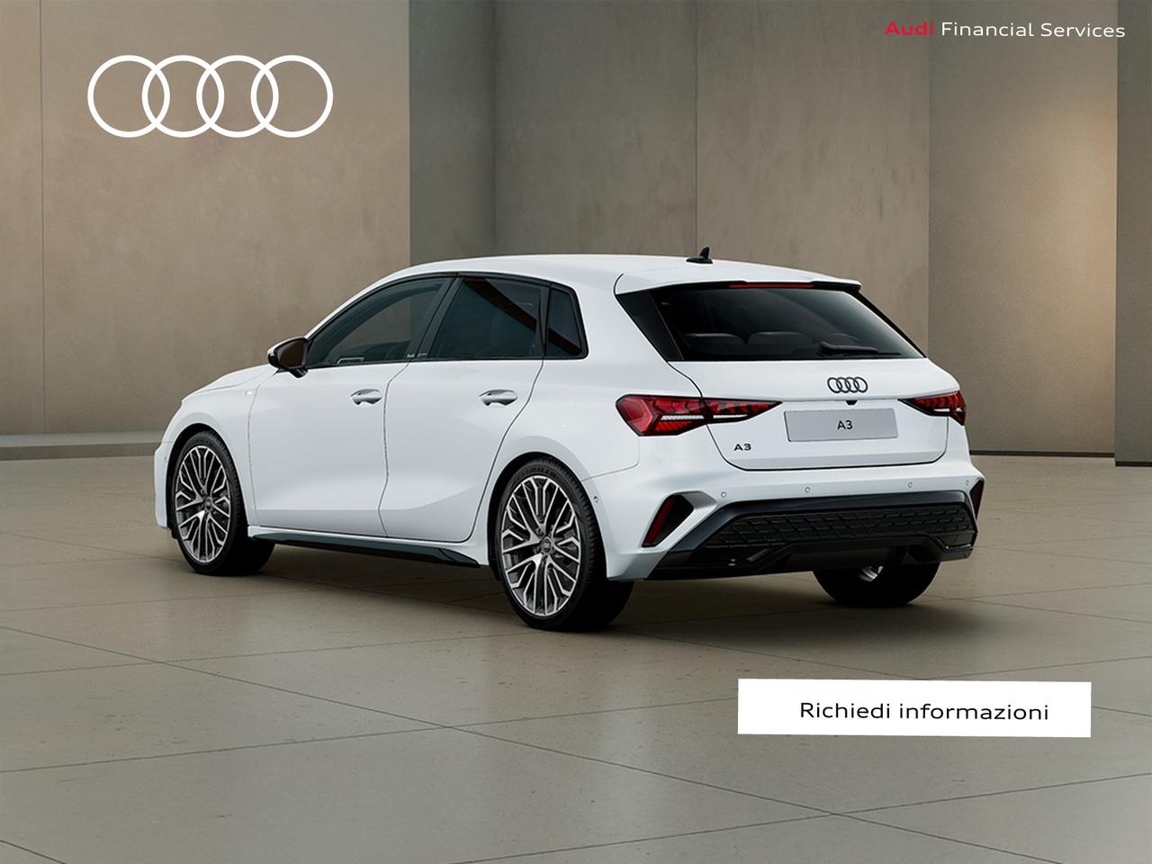 Audi A3 sportback 2.0 tdi s line edition 150cv s-tronic