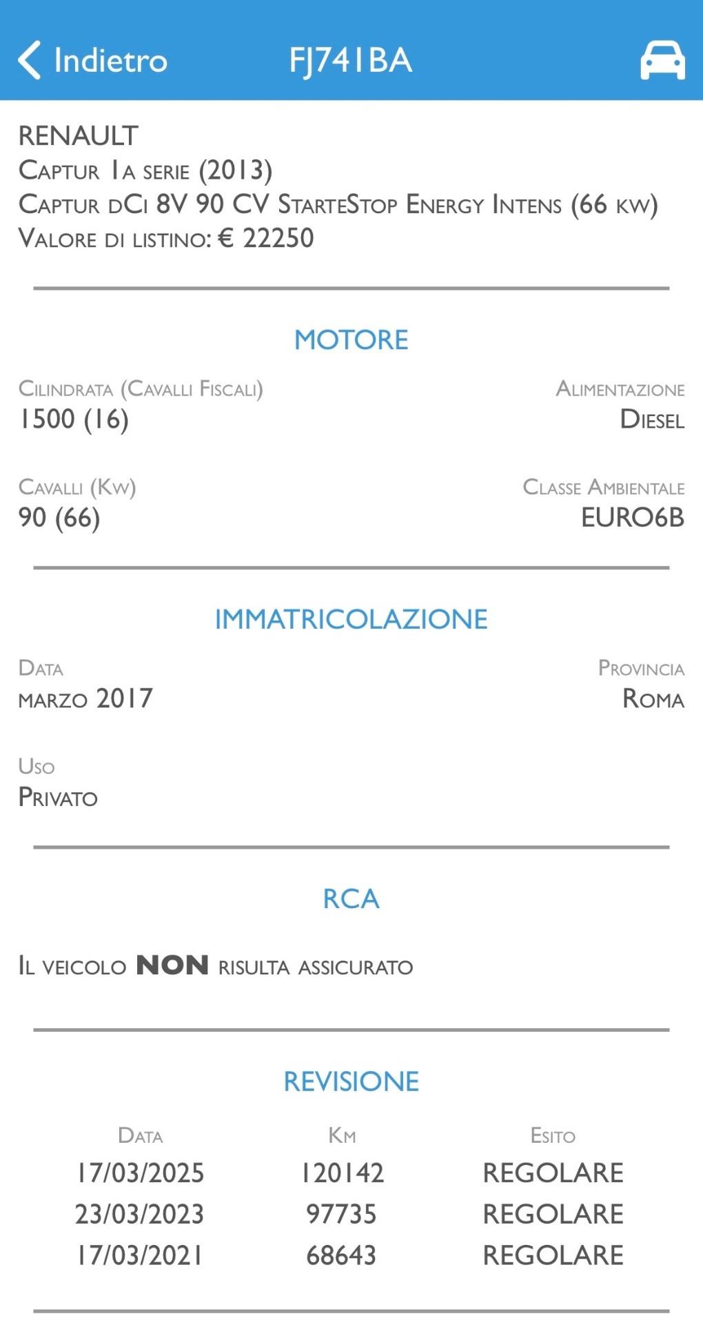 Renault Captur 1.5 DCi 90 Cv S&S Energy - 2017