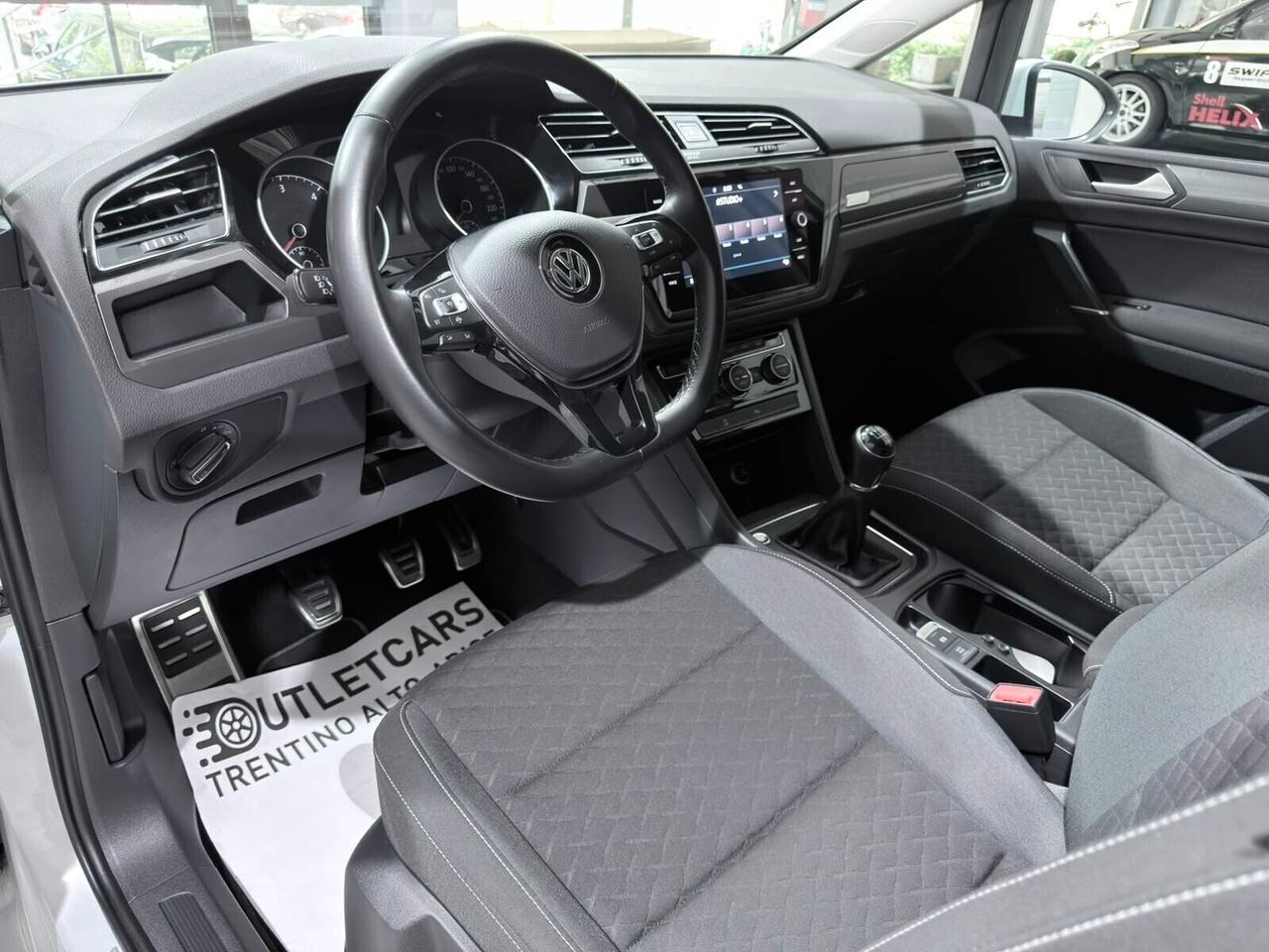 VW TOURAN R-LINE 1.6TDI 115CV 7POSTI 90.000km