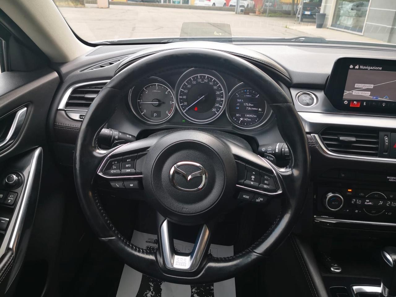 Mazda 6 2.2L Skyactiv-D 175CV Wagon ***TETTO***TELECAMERA***HEAD UP DISPLAY***