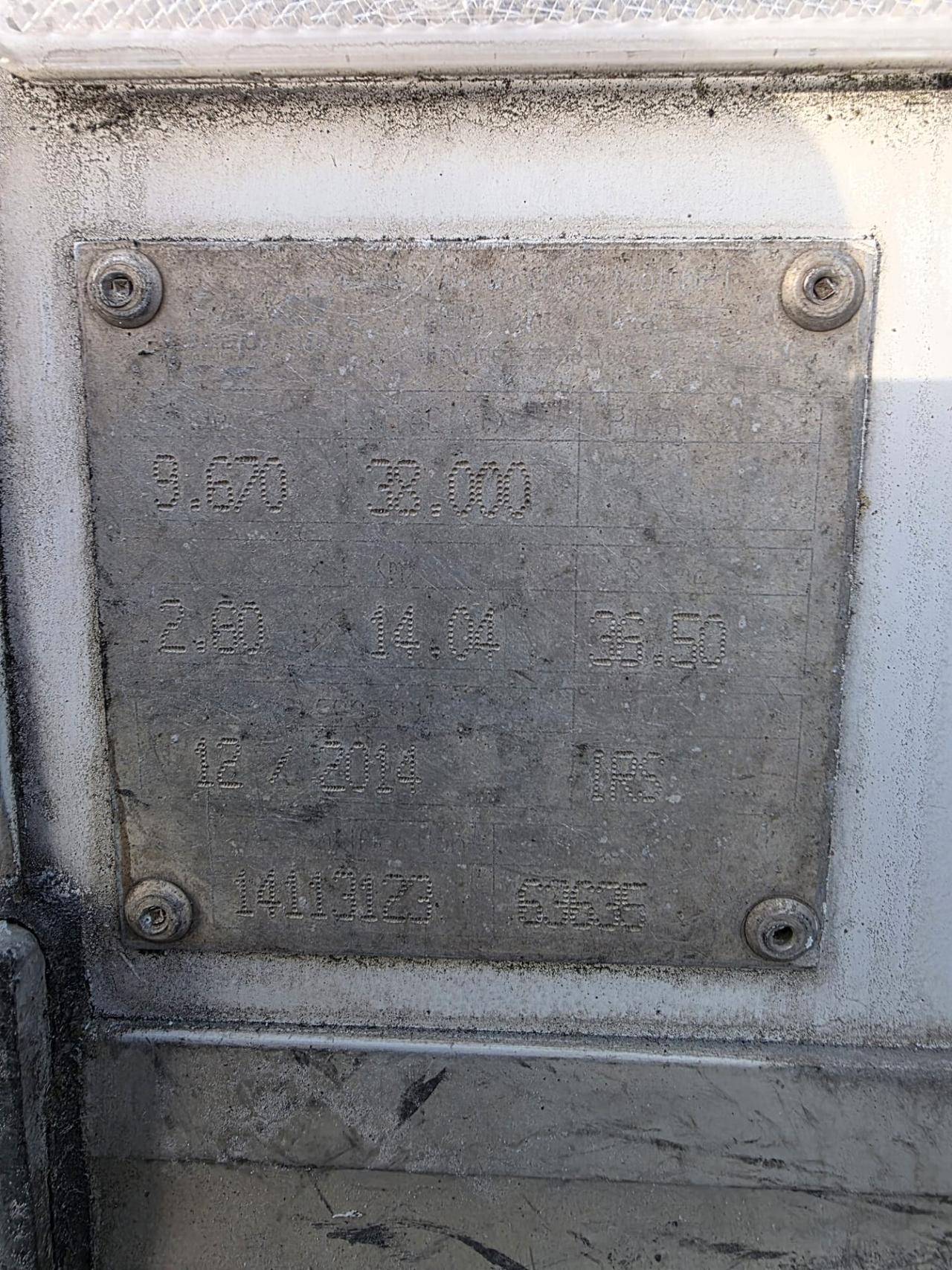 SEMIRIMORCHIO FRUEHAUF 12-2014 CON SPONDA E.