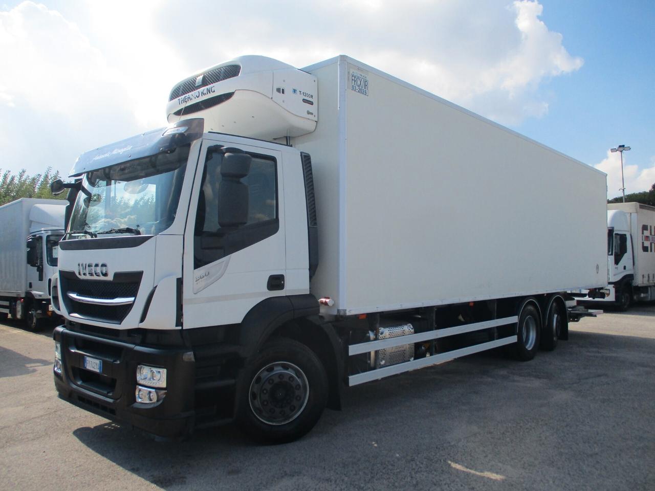 Iveco STRALIS 360 E6 CELLA FRIGO 9.60M+PEDANA FRC 03/26