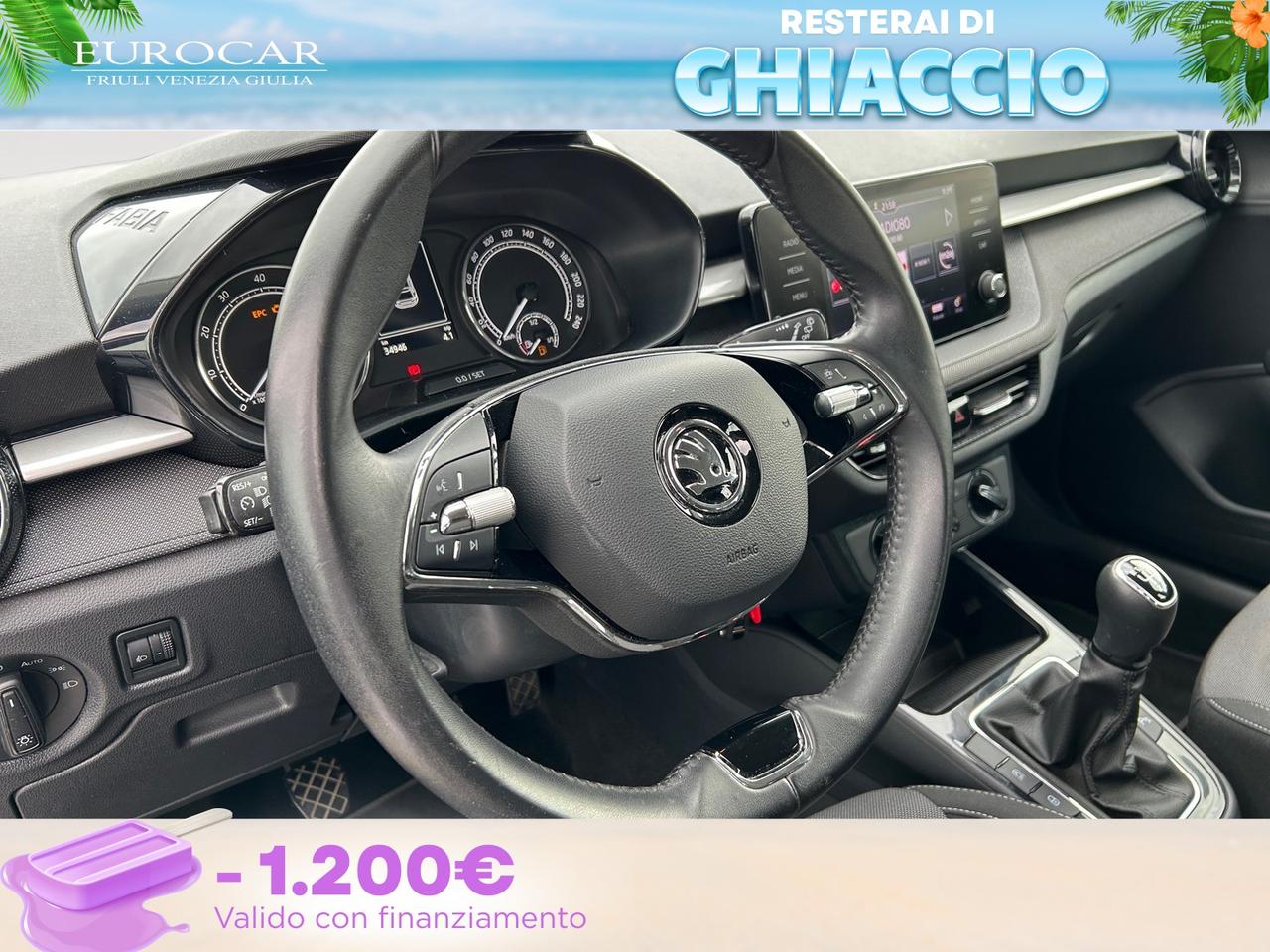 Skoda Fabia 1.0 mpi evo ambition 80cv