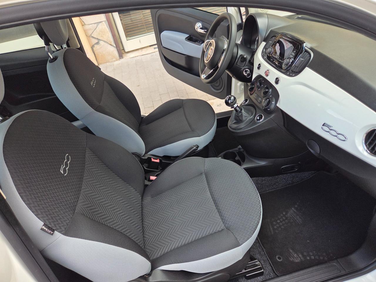 FIAT 500 ANNO 2018 1.2 BENZINA 70 CV KM CERTIFICATI