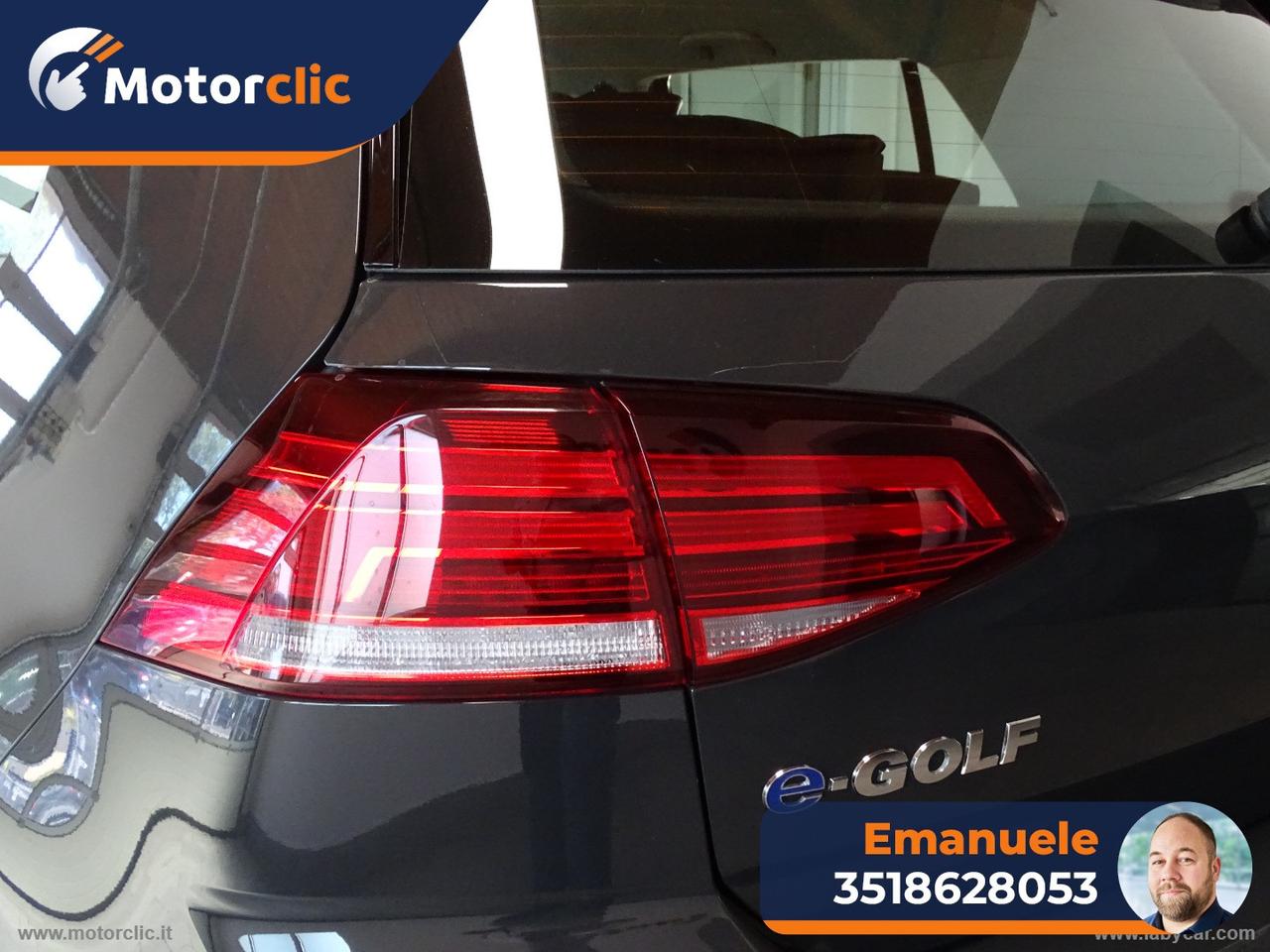 VOLKSWAGEN e-Golf 136 CV PREZZO REALE