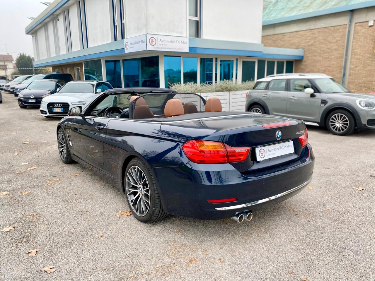 BMW 420 d Cabrio Luxury 190cv auto TAGLIANDI BMW