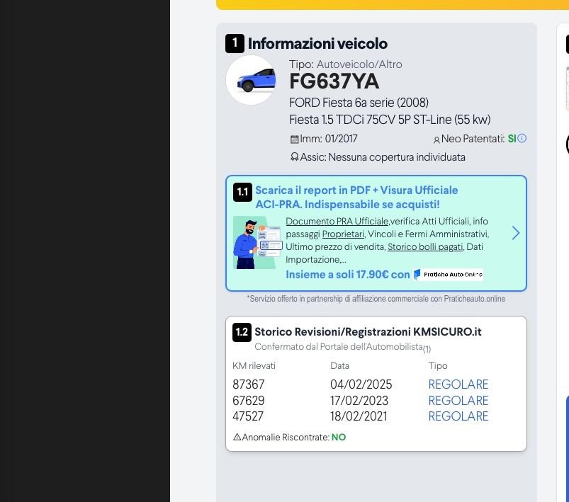 Ford Fiesta 1.5 TDCi 75CV 5 porte Titanium