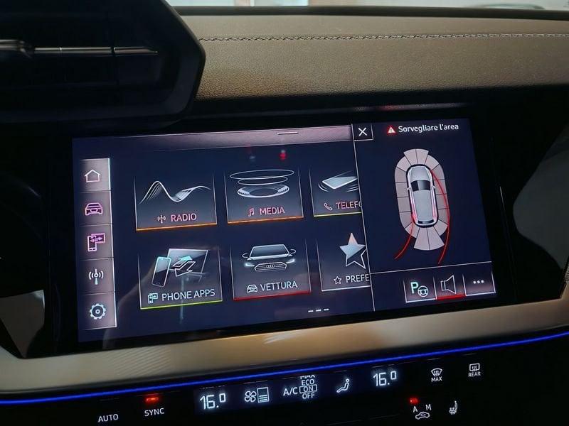 Audi A3 SPB 30 g-tron S tronic S line edition TAGLIANDI AUDI