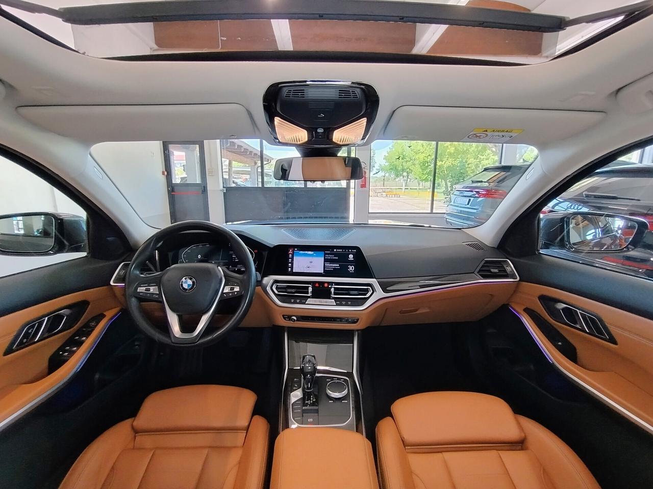 BMW 320d TOURING SPORT AUTO - TETTO PACK LUCI LIVE COCKPIT