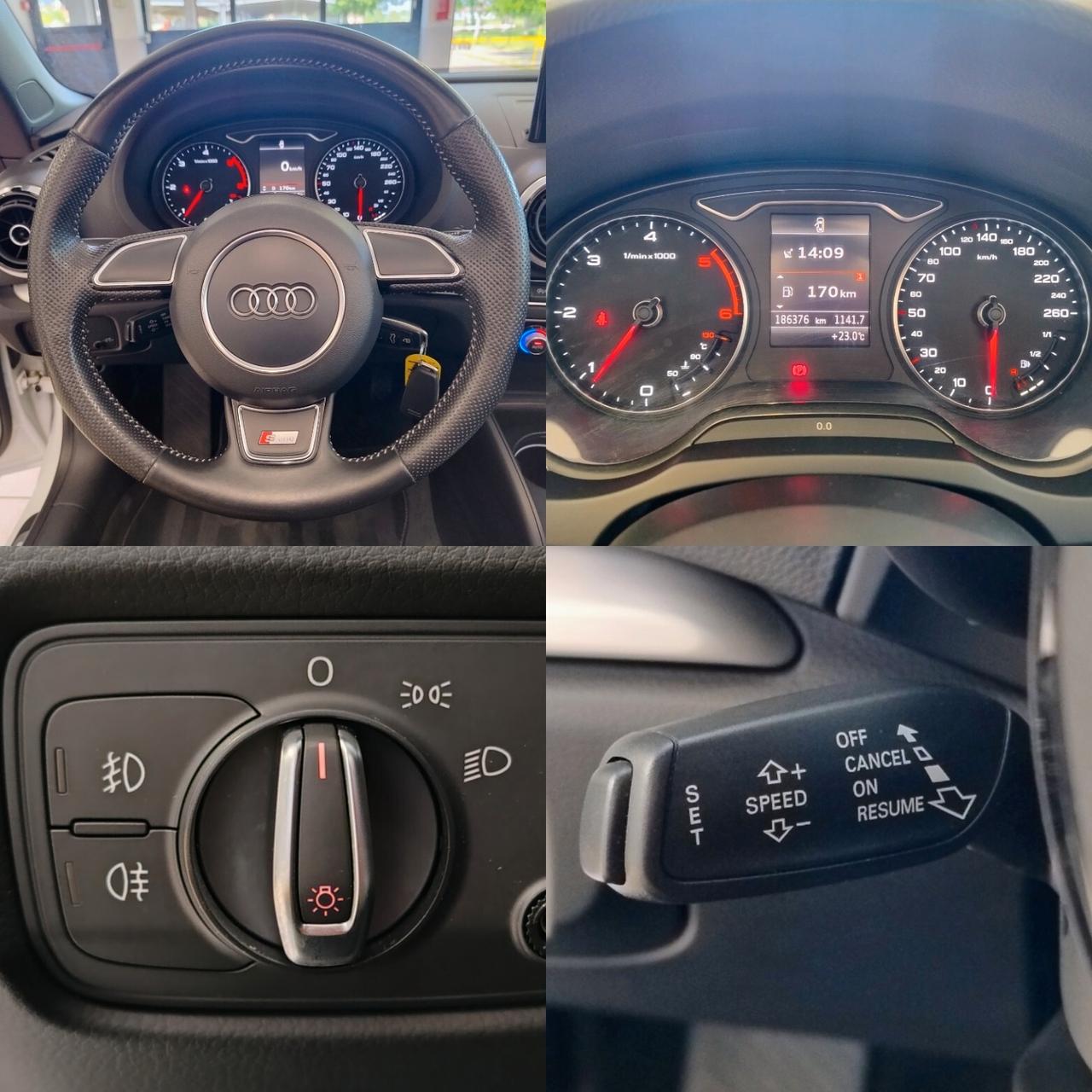 AUDI A3 Cabrio 2.0TDI 150cv S-LINE LED NAVI CRUISE