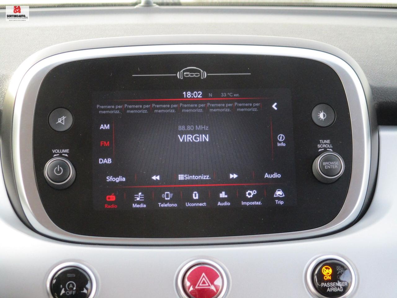 Fiat 500X 1.3 MultiJet 95 CV Connect 12/2021 KM30000