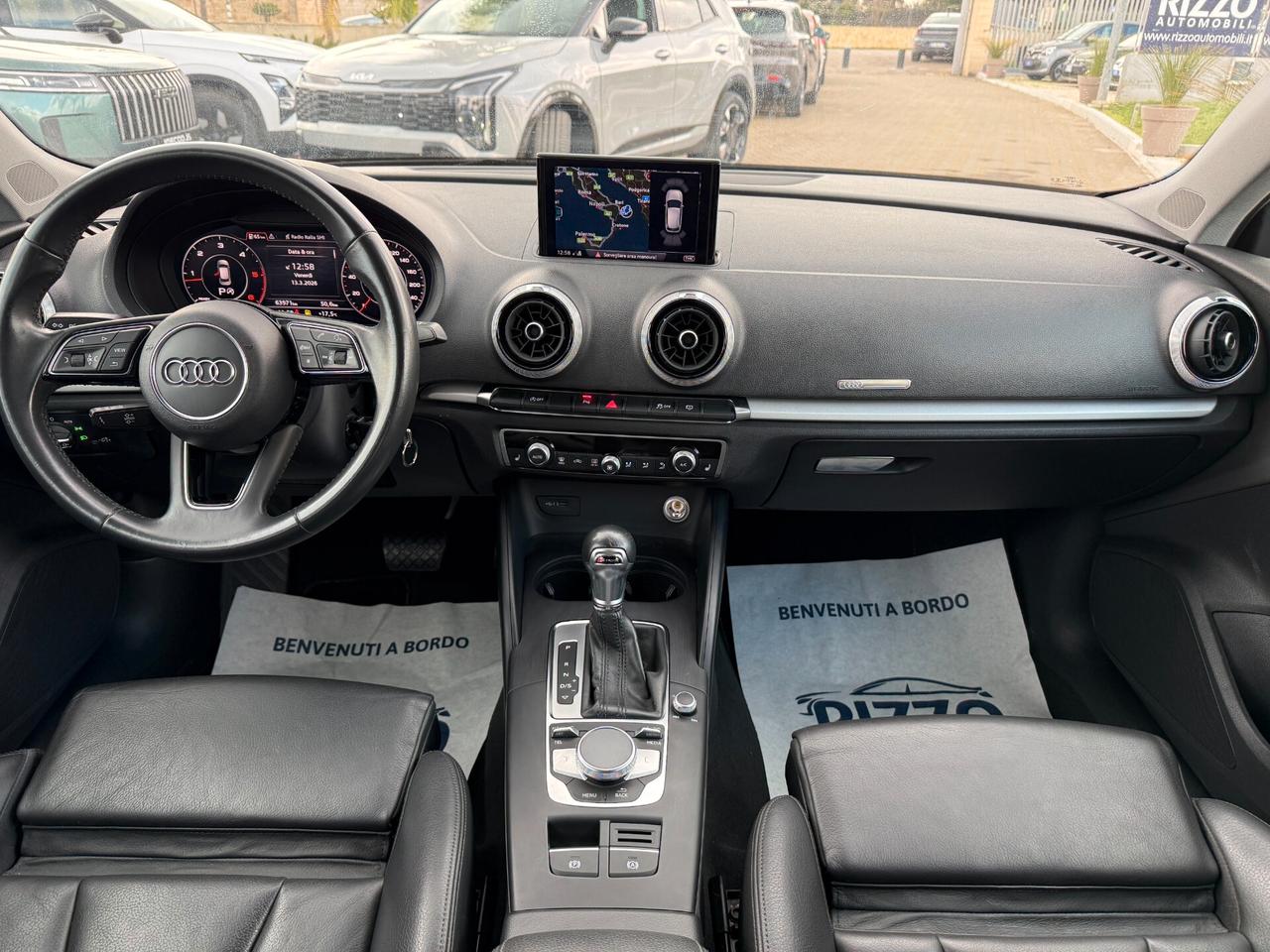 AUDI A3 SPB 30TDI 116CV S-LINE S-TRONIC COCKPIT NAVI FULL LED