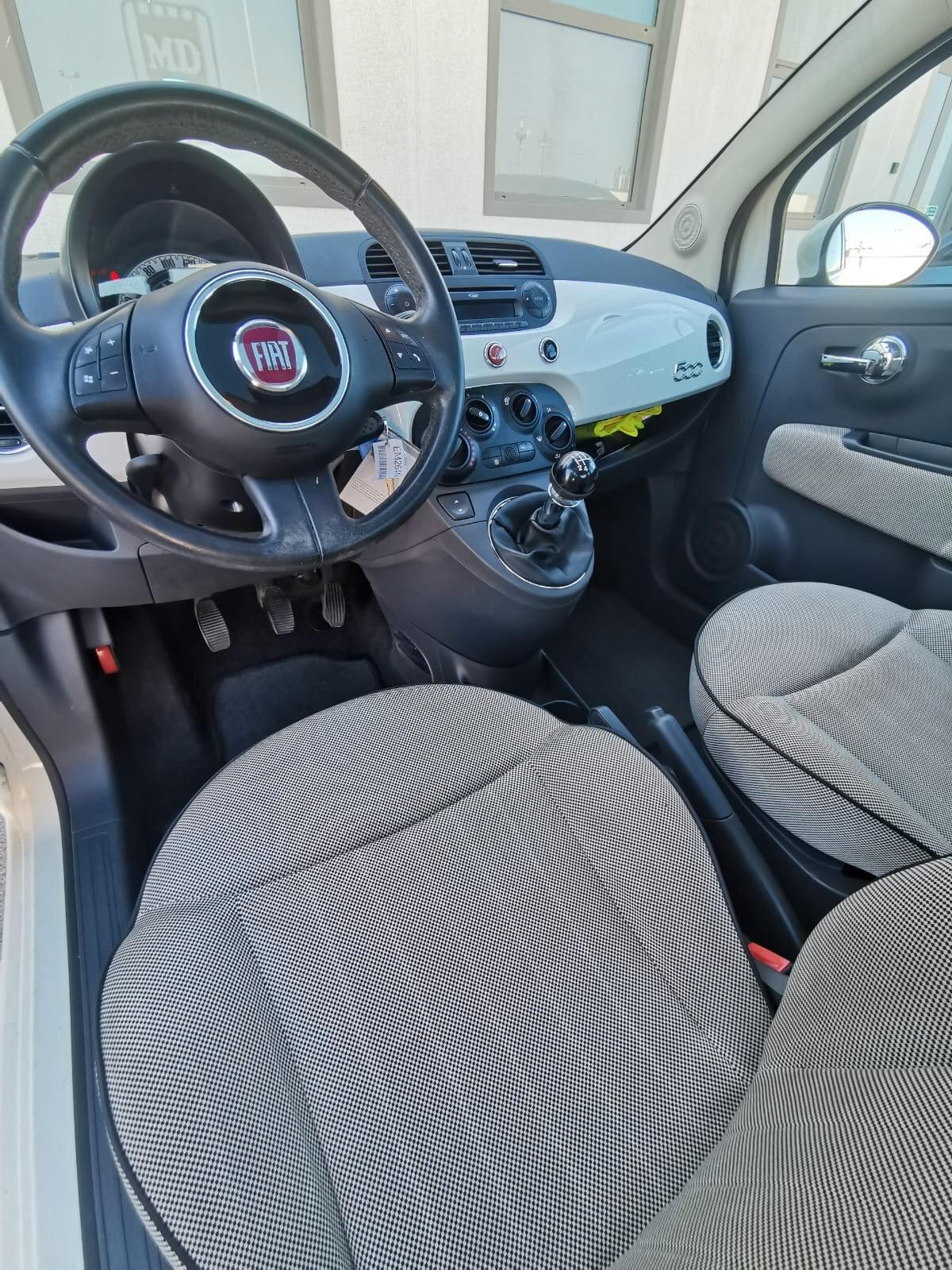 Fiat 500 1.2 Lounge solo km.80000 - 2012