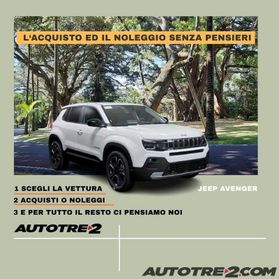 Jeep Avenger Avenger 1.2 turbo Longitude fwd 100cv