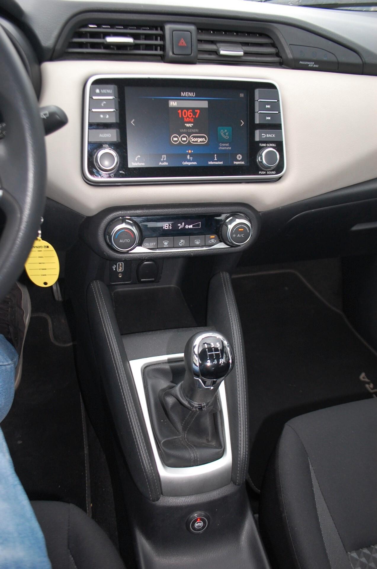 Nissan Micra 1.0 ig-t 90CV Eco Acenta Gpl Uff Italy USB Clima