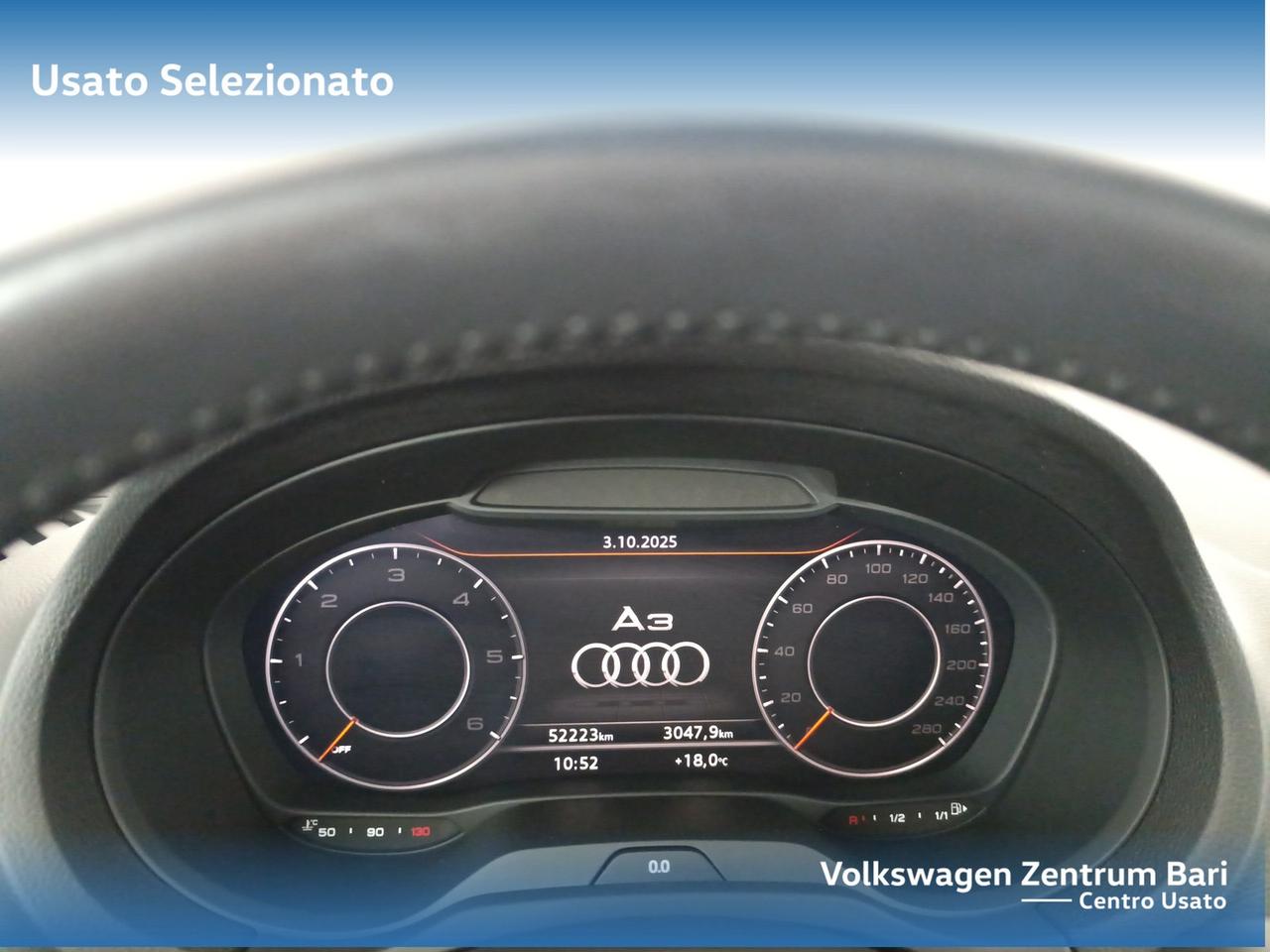 Audi A3 sportback 30 1.6 tdi admired 116cv my20