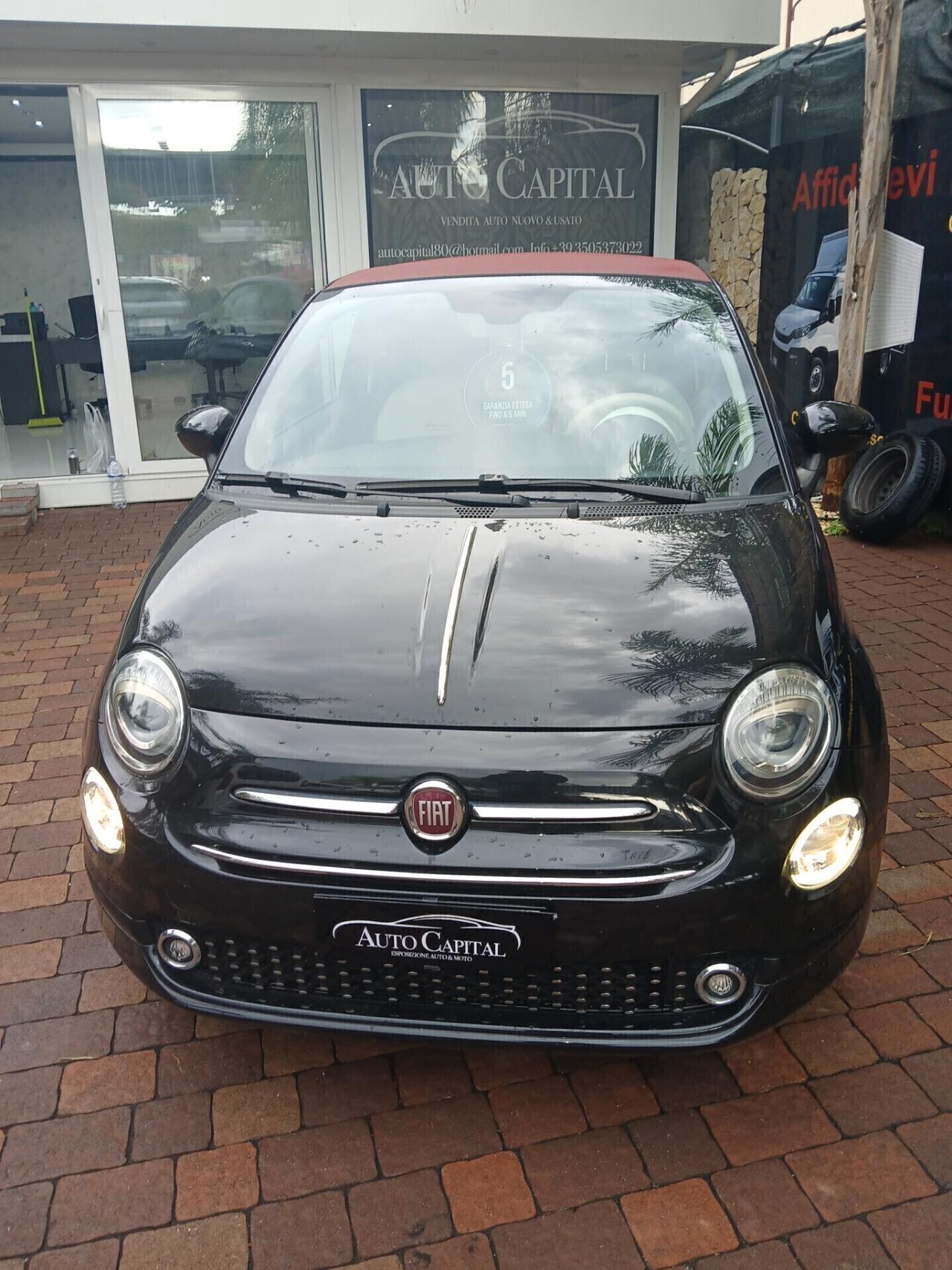 fiat 500 cabrio 2019 automatica 11500