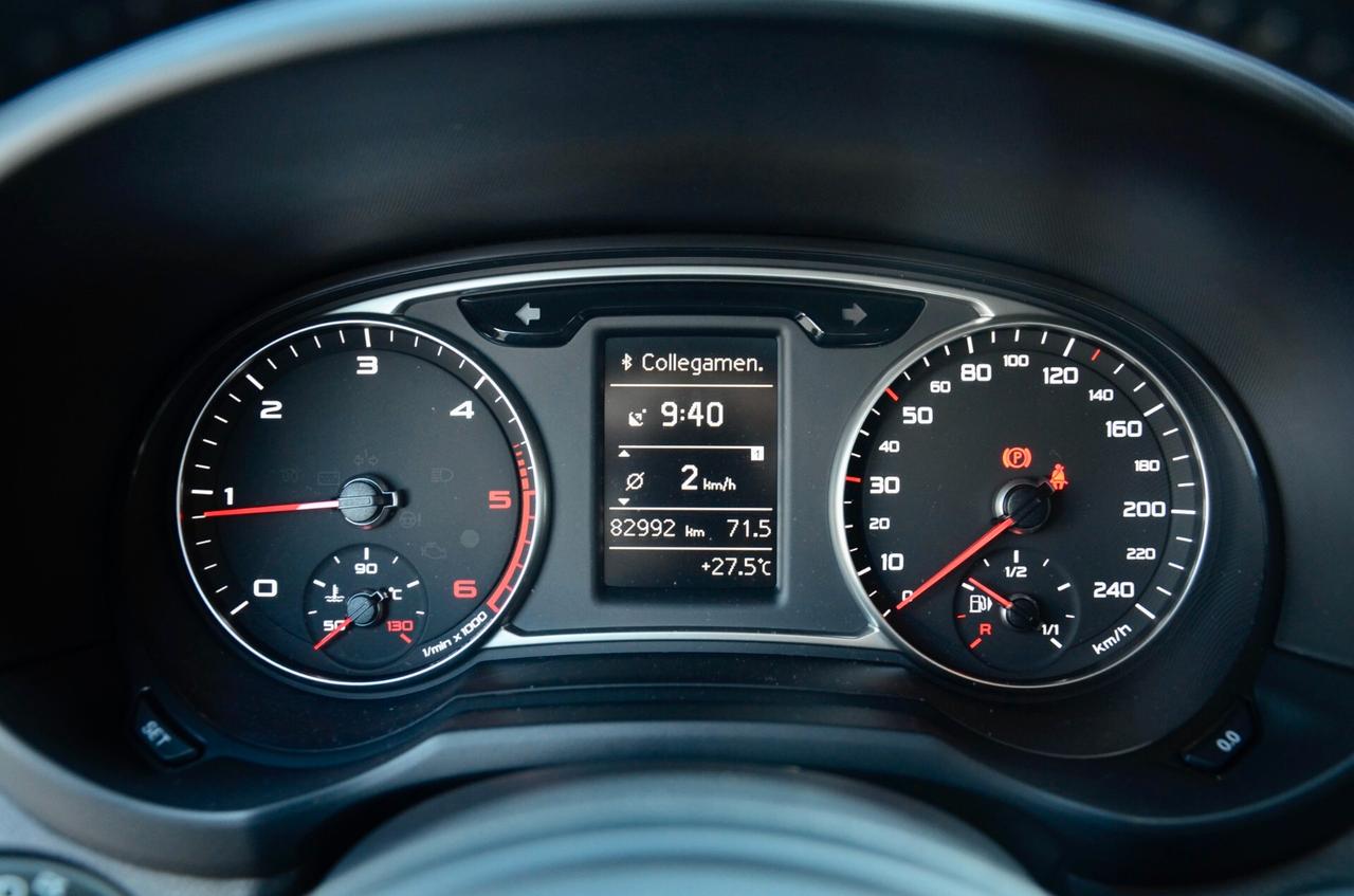 AUDI A1 SPORTBACK 1.6 TDI ADMIRED 116cv 5 PORTE, EURO 6B, KM CERTIFICATI, BICOLOR, SEDILI RISCALDATI, NAVI, PERMUTE