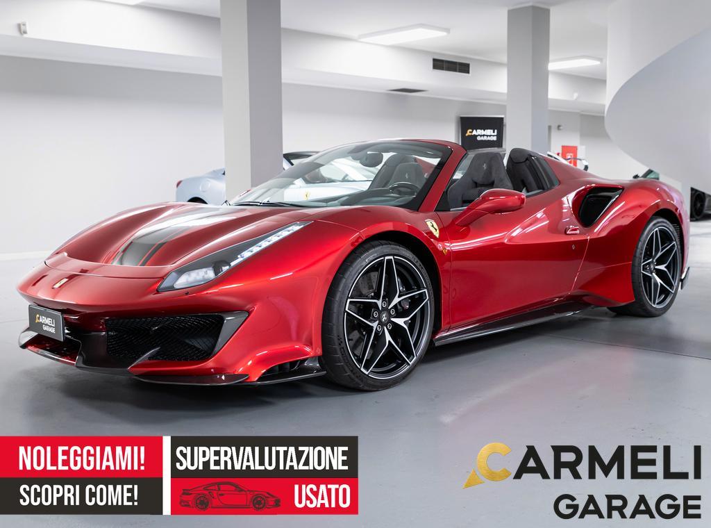 Ferrari 488 Spider PISTA SPIDER-ROSSO FUOCO-SOLLEV-SCARICO-CARBONIO-PPF