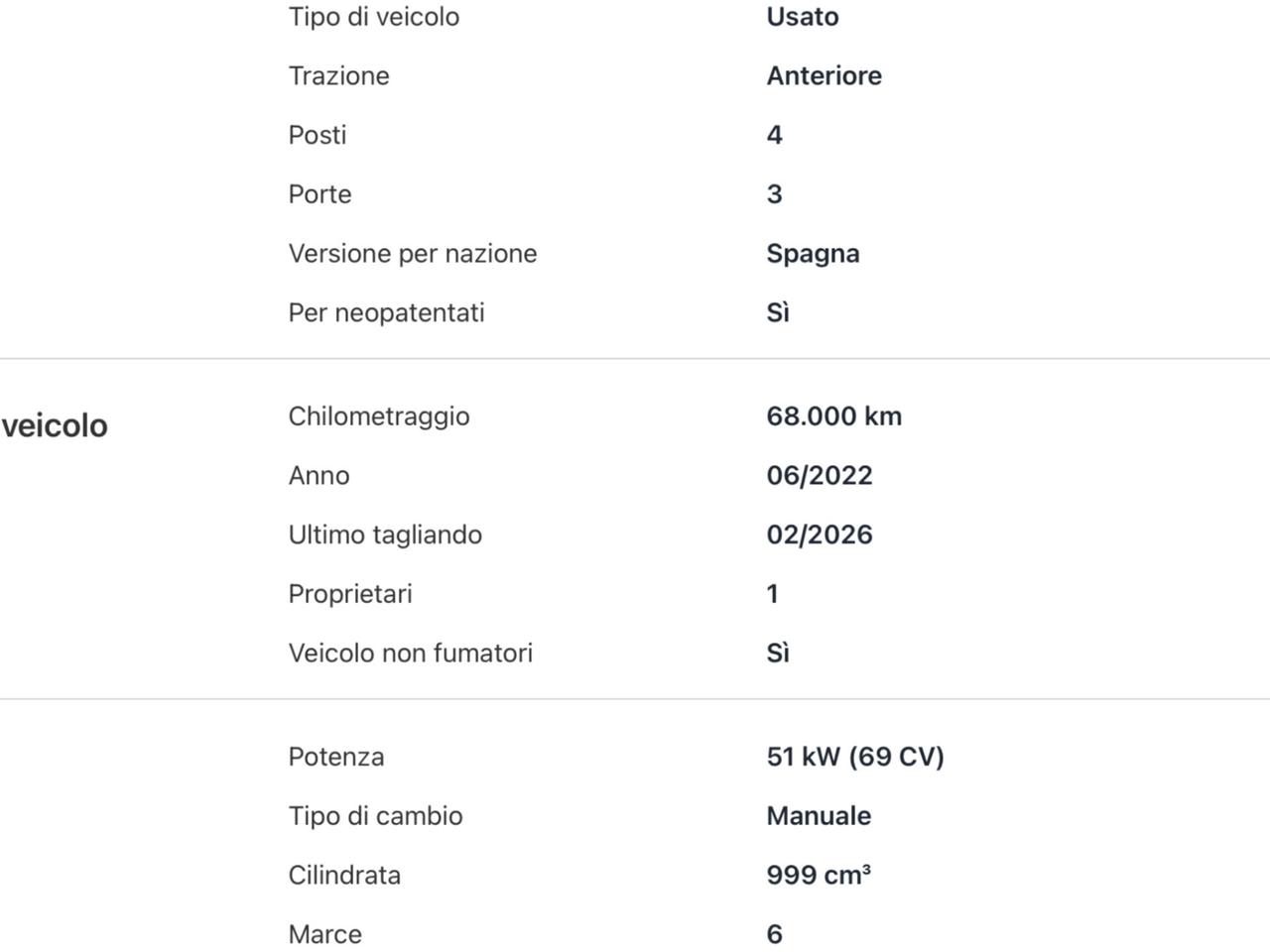 Fiat 500 1.0 Hybrid Dolcevita Perfetta Si Neopatentati
