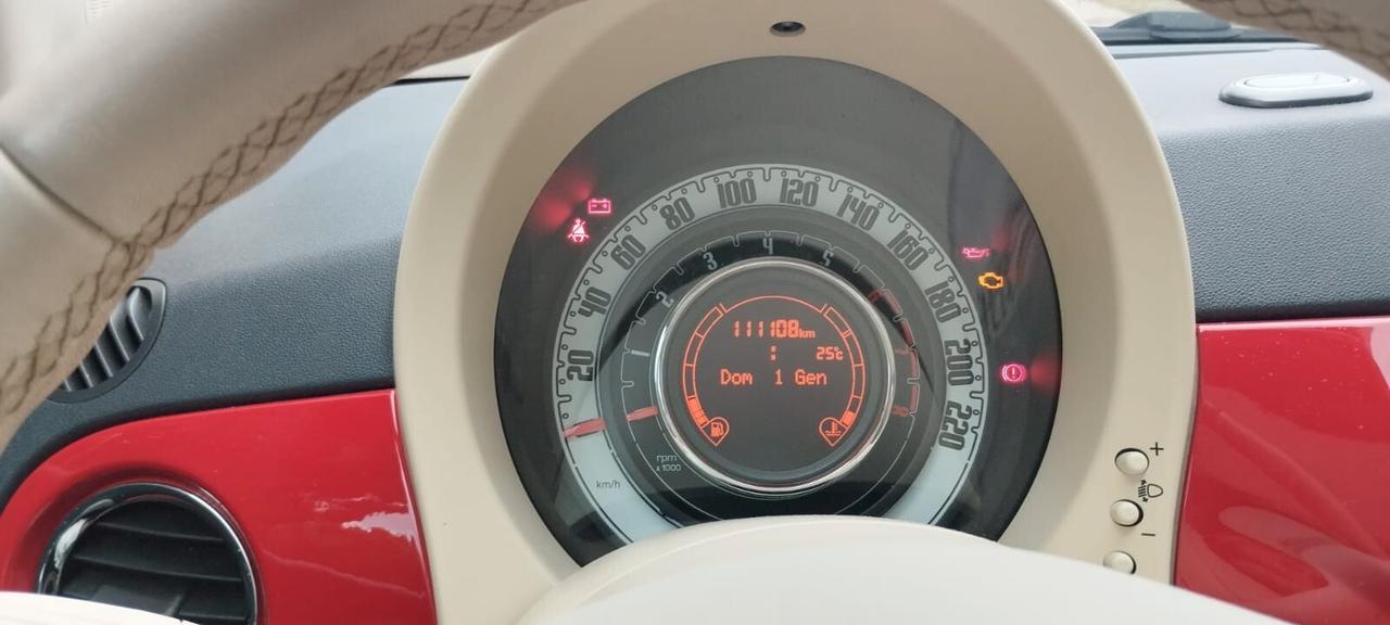 Fiat 500 1.2 12/11 Rosso pastello