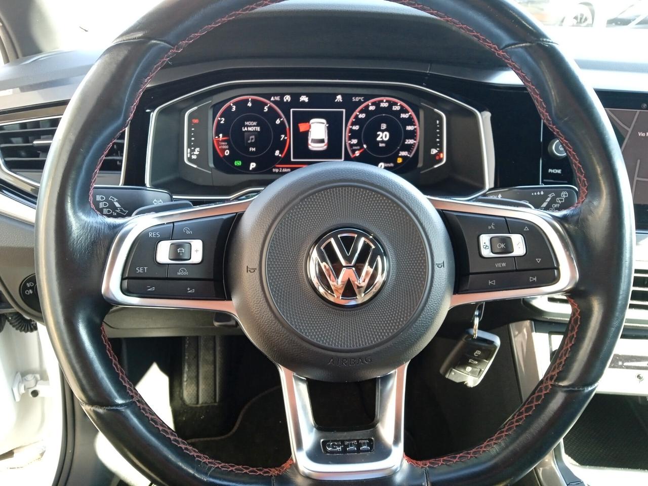 Volkswagen Polo GTI VIRTUAL KOPTIT SENS PARK DOPPI VETRI SCURI CRUISE CONTROL APPLE CAR PLAY 18" BRESCIA PRONTA CONS