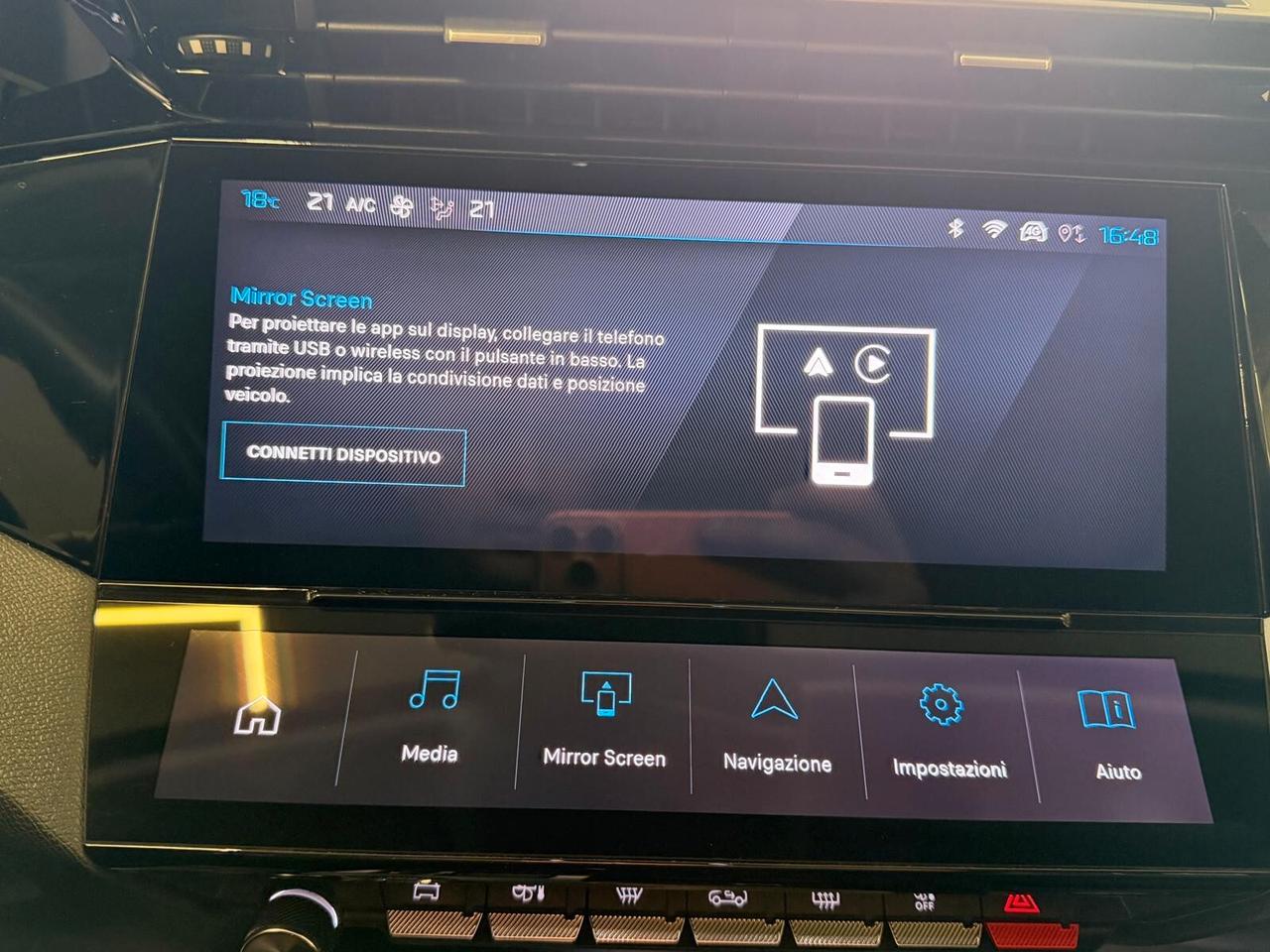 PEUGEOT 308 BERLINA ALLURE 1.5 PELLE NAVI OK NEOPATENTATI ANNO 2022