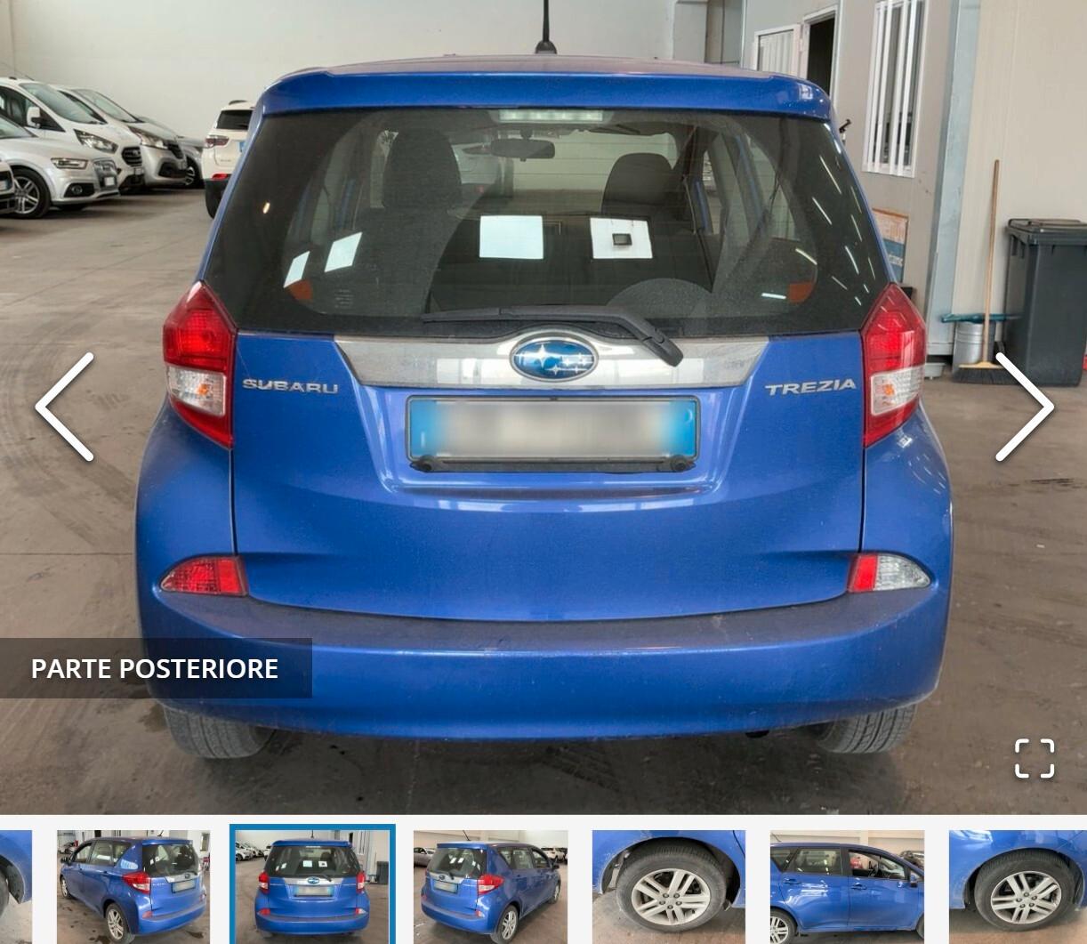 Subaru Trezia 1.4D-S 6MT Exclusive AUTOMATICA