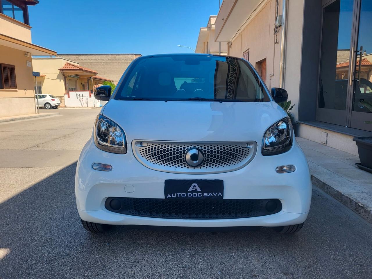 Smart ForTwo 90 Cv Turbo Twinamic Passion Navy Led Tetto Panor....