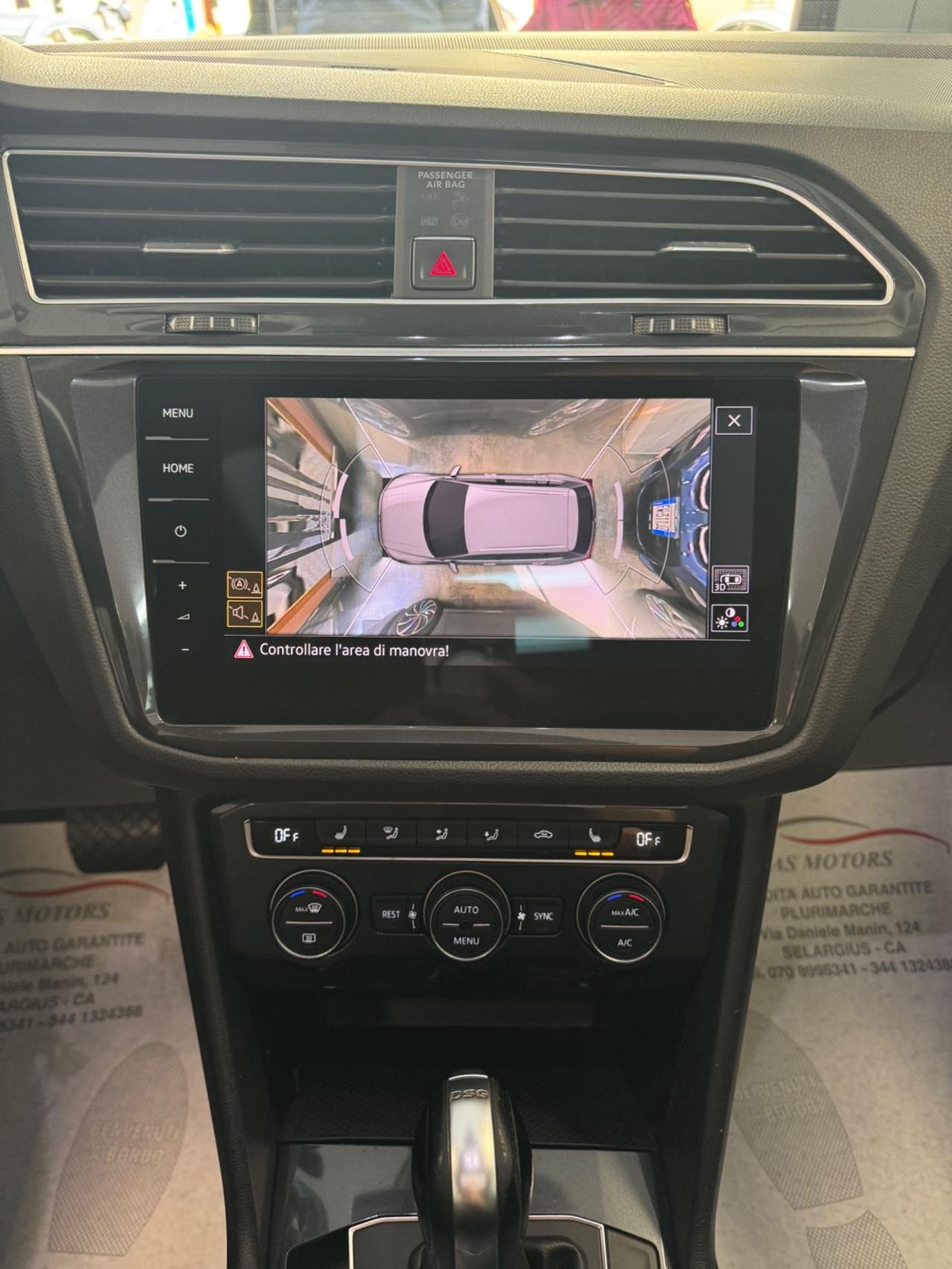 VW TIGUAN 2.0 TDI 150 CV R LINE TETTO APRIBILE