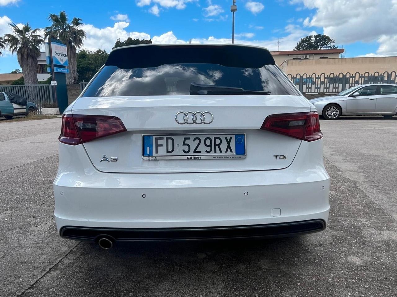 Audi A3 SPB 1.6 TDI 116cv S tronic/ line/unico pro/full led/navi/rotor
