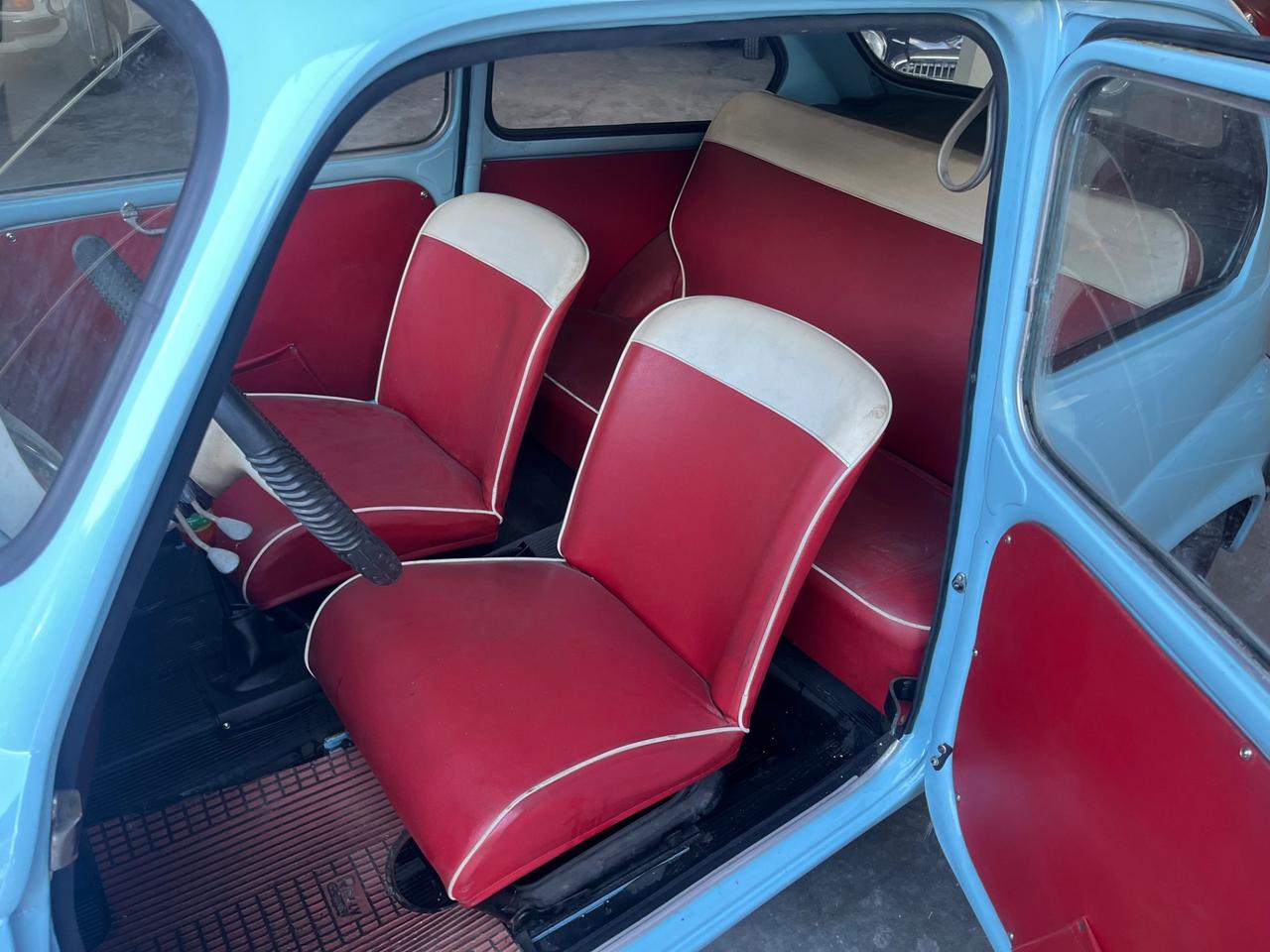 Fiat 600 TRASFORMABILE - 1958