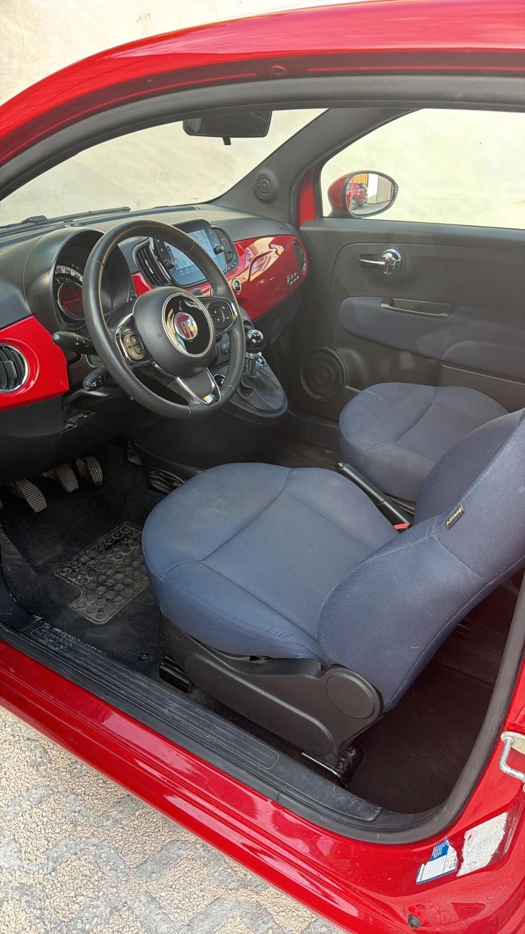 Fiat 500 1.0 Hybrid Red