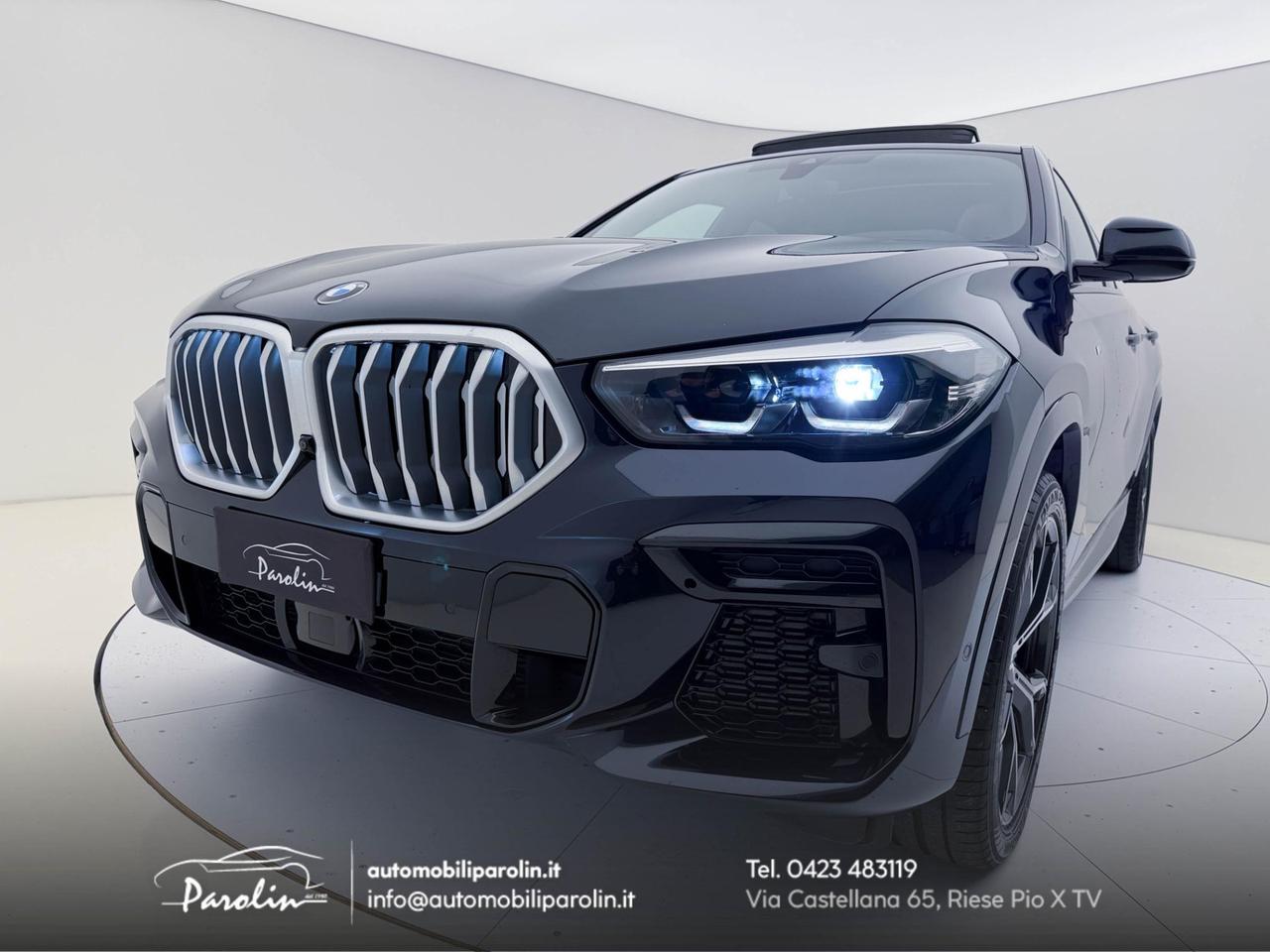 BMW X6 xDrive40d mhev 48V Msport Tetto-360°-21''