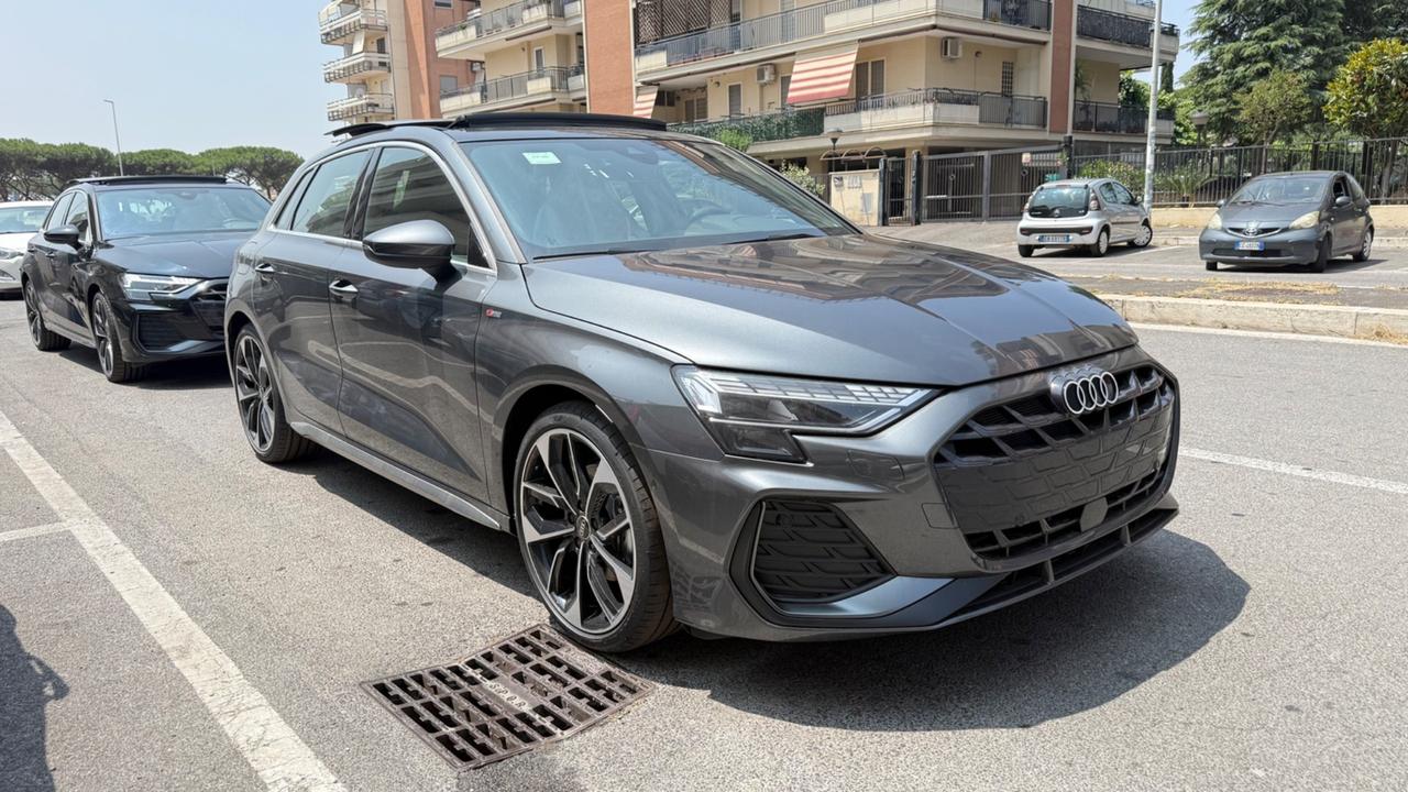 Audi A3 SPB 35 TDI S tronic S line edition LED NAVI KAMERA 360 TETTO APRIBILE PACCHETTO LUCI AMBIENTE PDC