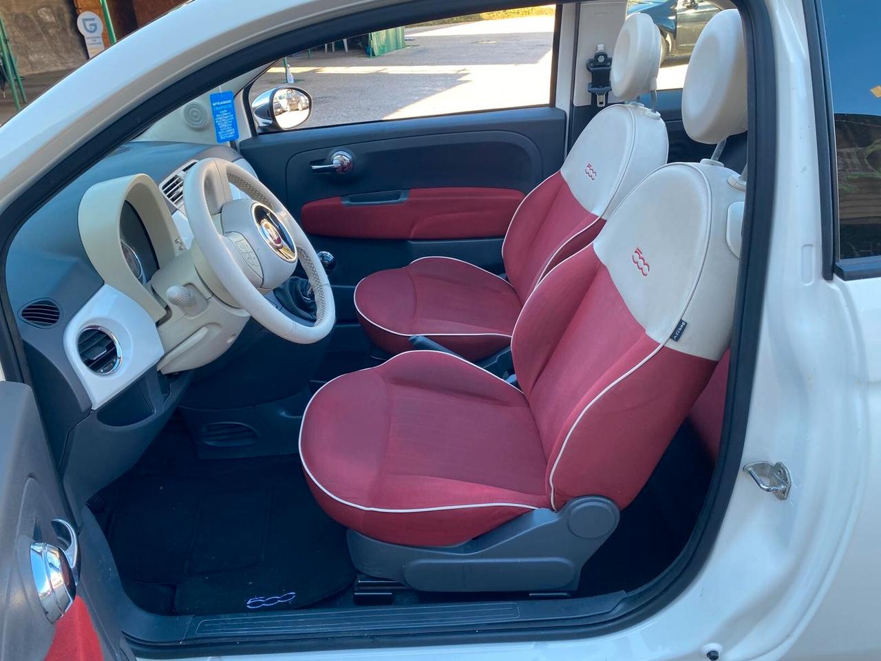 Fiat 500 1.2 Lounge 69cv cabrio full nuova 2010